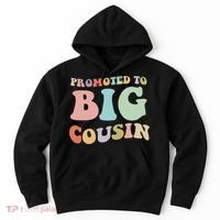 Promoted To Big Cousin Family Matching  Hoodie thumb 0