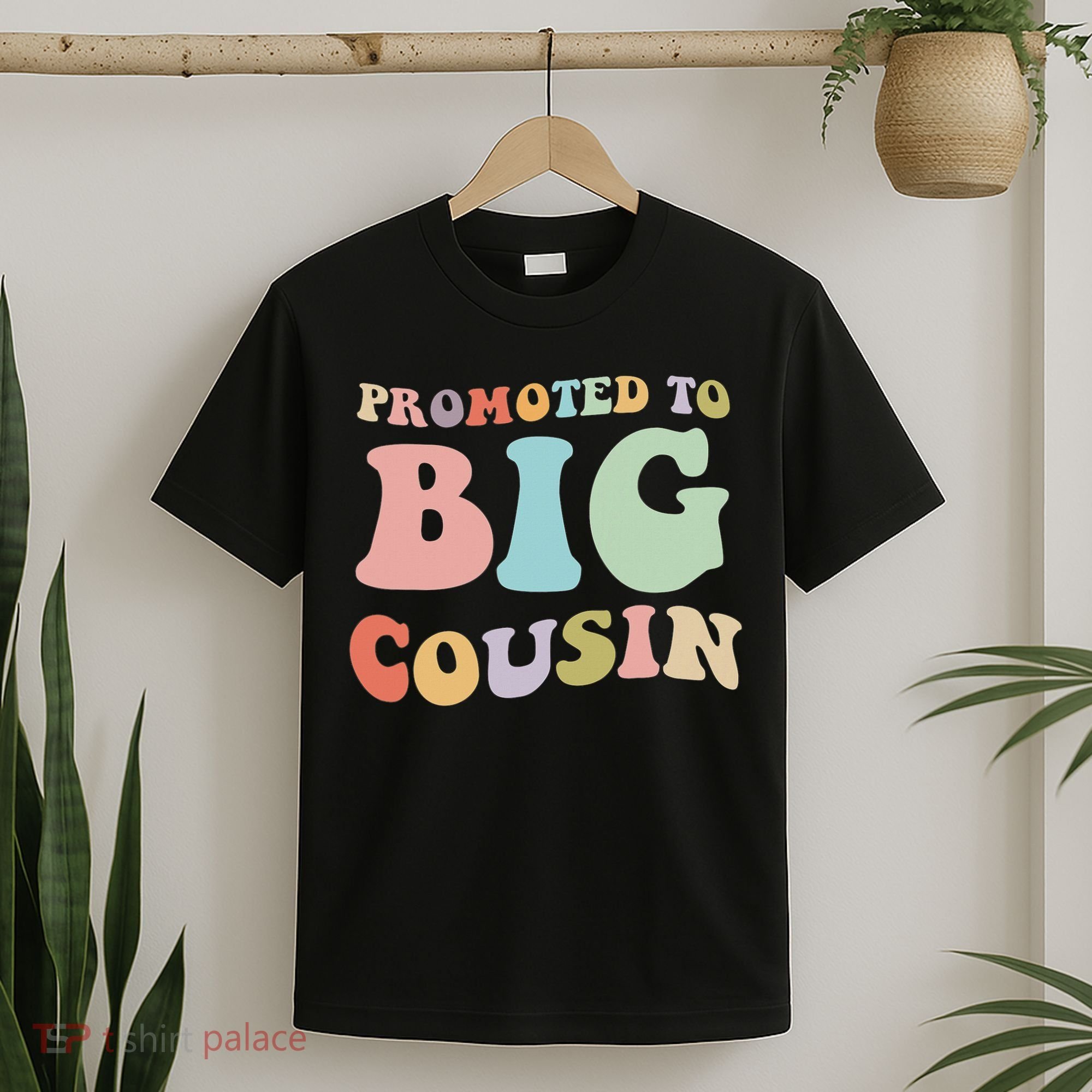 Promoted To Big Cousin Family Matching  T-Shirt