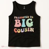 Promoted To Big Cousin Family Matching  Tank Top thumb 2