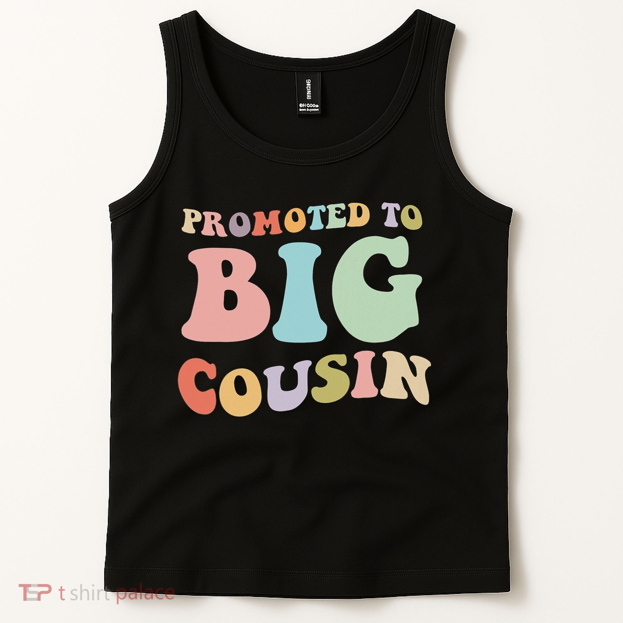 Promoted To Big Cousin Family Matching  Tank Top