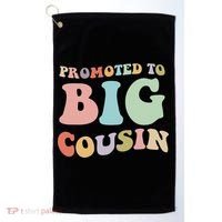 Promoted To Big Cousin Family Matching  Golf Towel thumb 0
