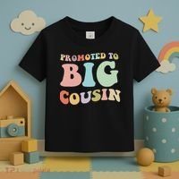 Promoted To Big Cousin Family Matching  Toddler T-Shirt thumb 3