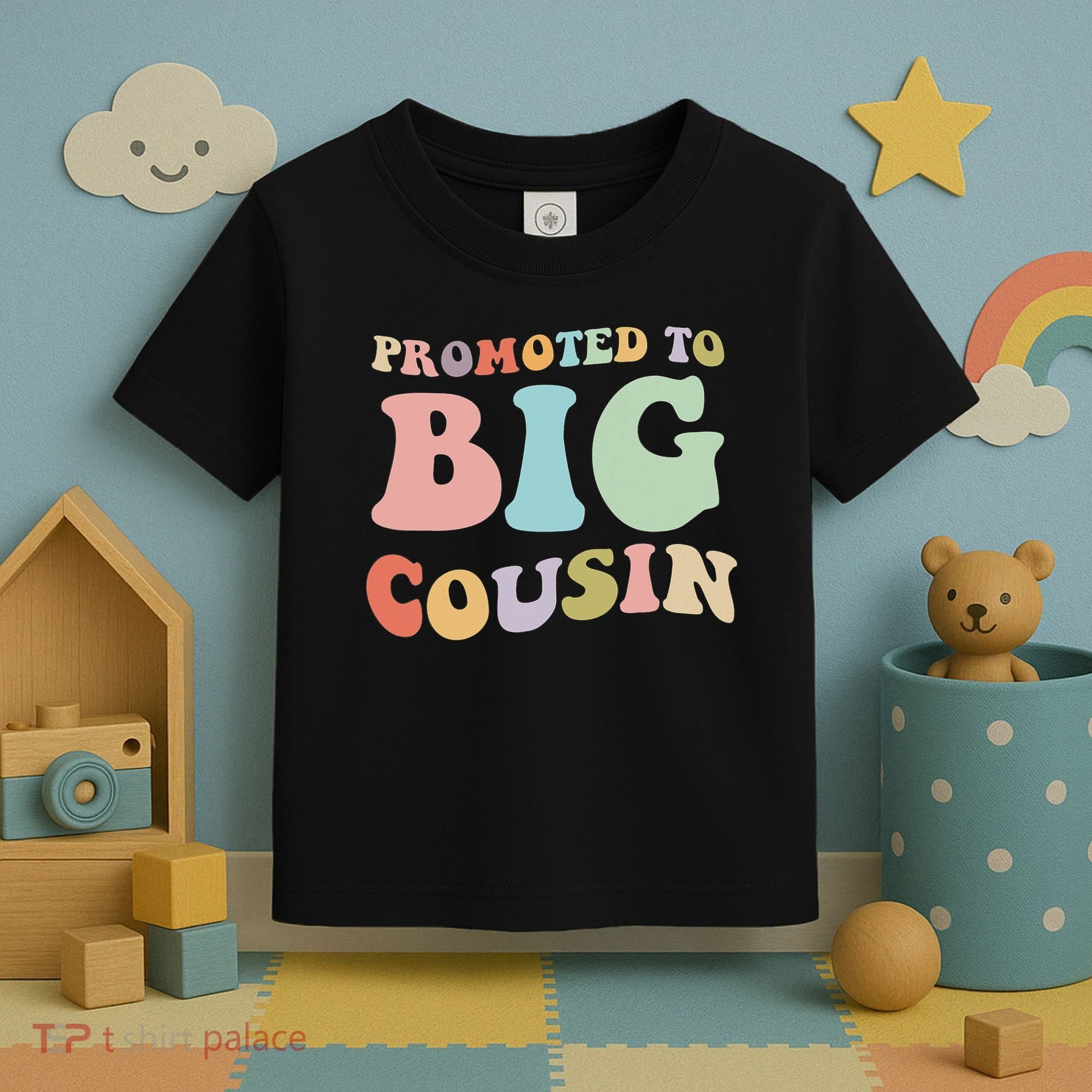 Promoted To Big Cousin Family Matching  Toddler T-Shirt