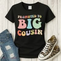 Promoted To Big Cousin Family Matching  Women's T-Shirt thumb 3