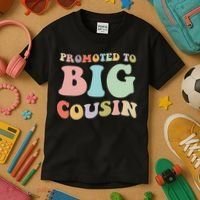 Promoted To Big Cousin Family Matching  Kids T-Shirt thumb 3