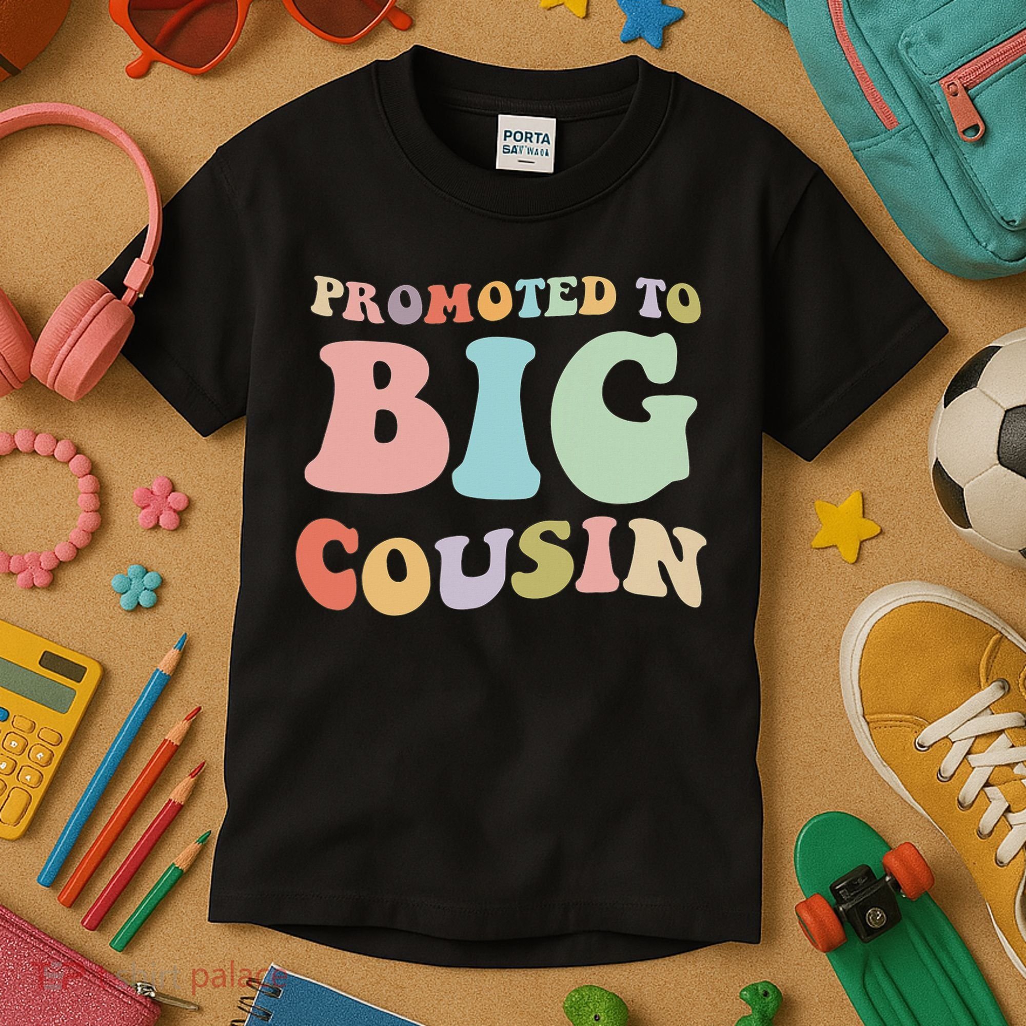 Promoted To Big Cousin Family Matching  Kids T-Shirt