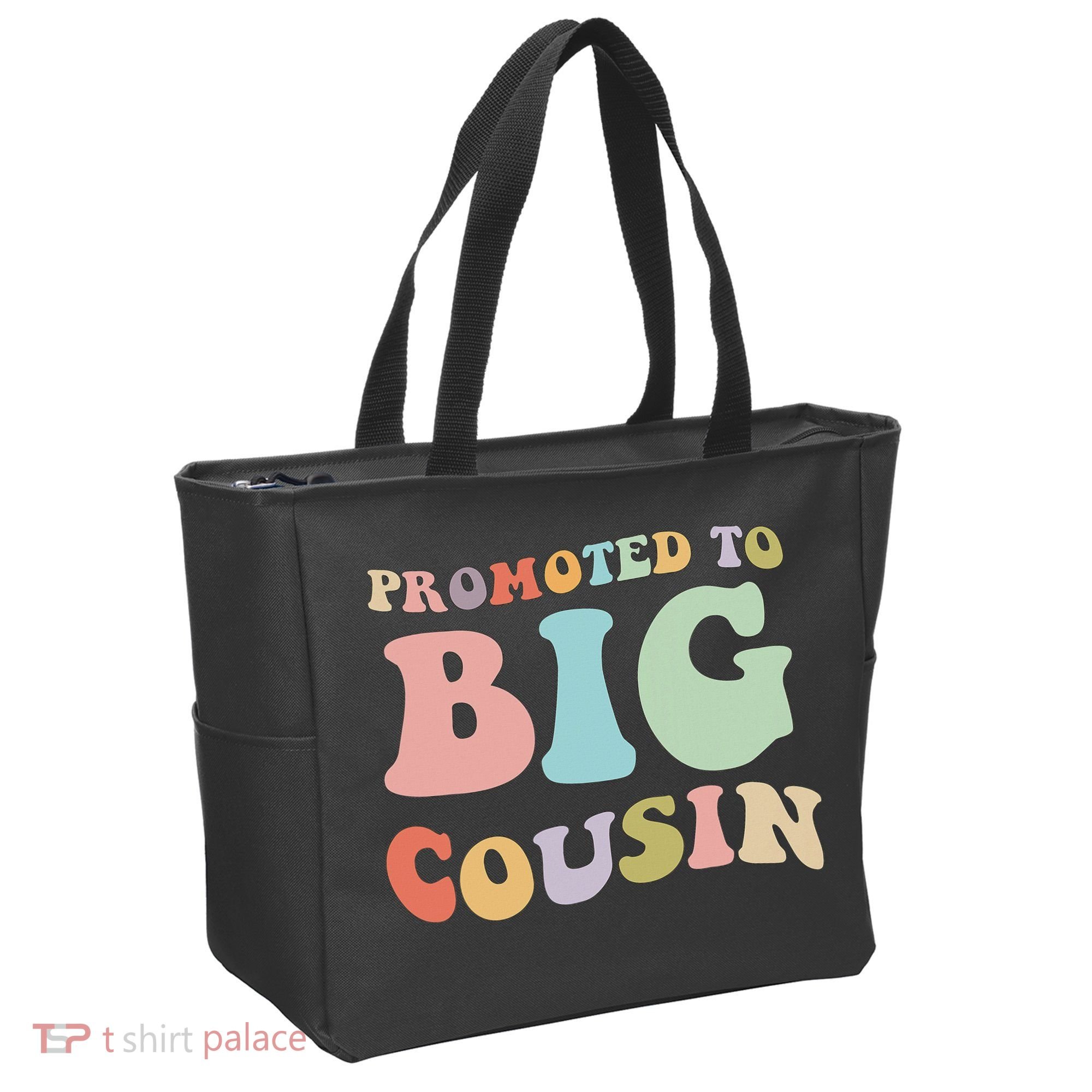 Promoted To Big Cousin Family Matching  Tote Bag