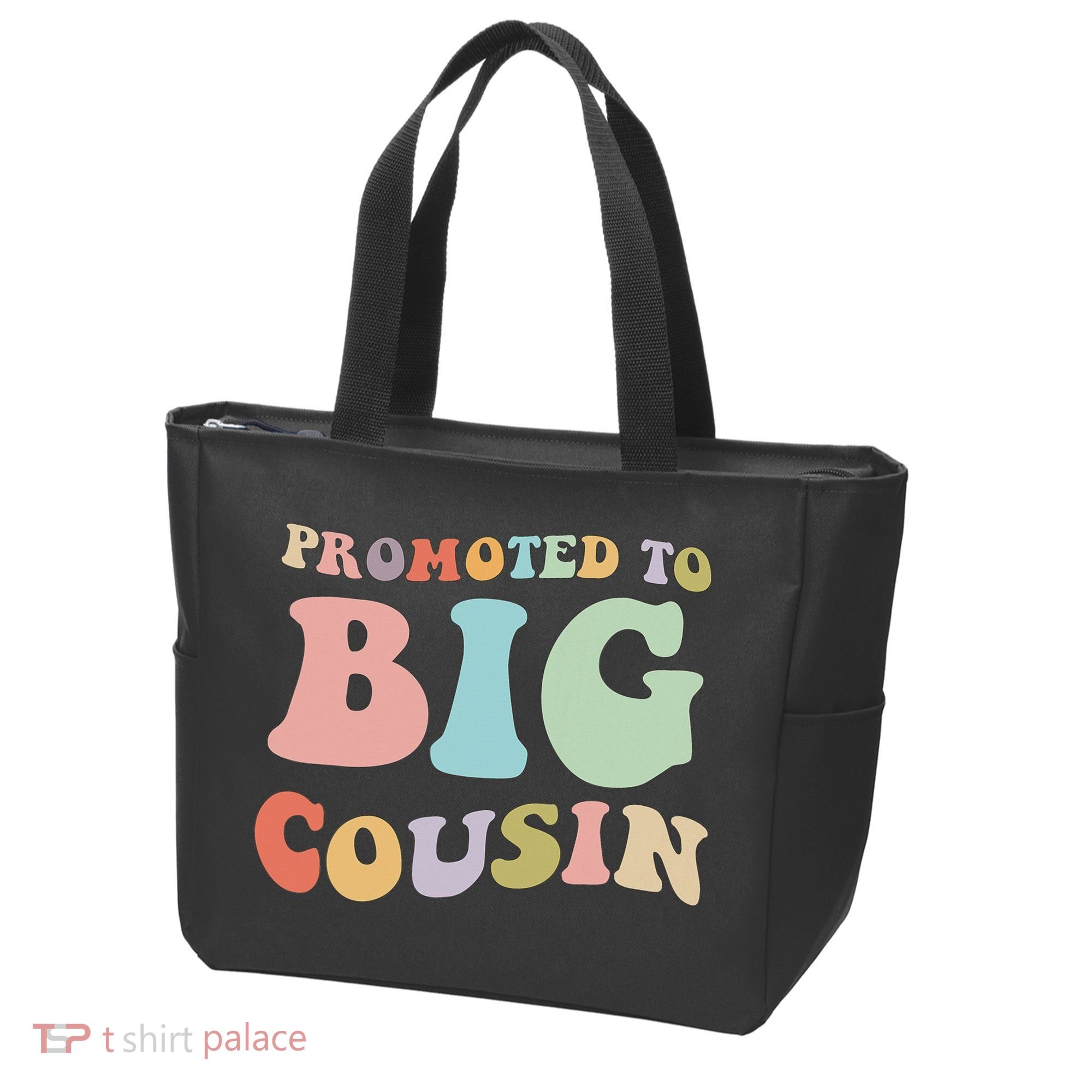 Promoted To Big Cousin Family Matching  Tote Bag