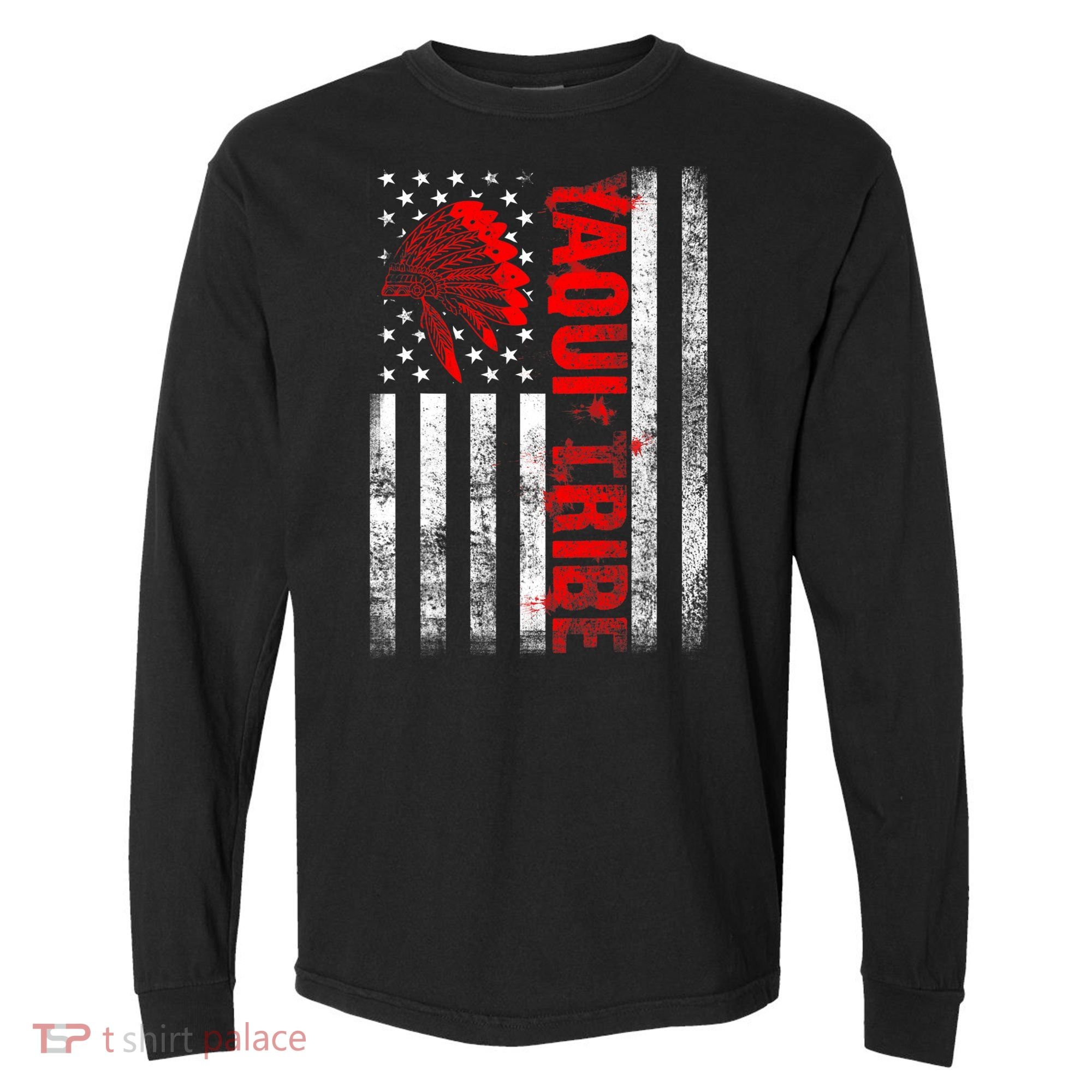 Proud To Be Yaqui Native American Indigenous Pride Indian Comfort Colors Heavyweight Long Sleeve T-Shirt
