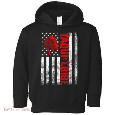 Proud To Be Yaqui Native American Indigenous Pride Indian Toddler Hoodie