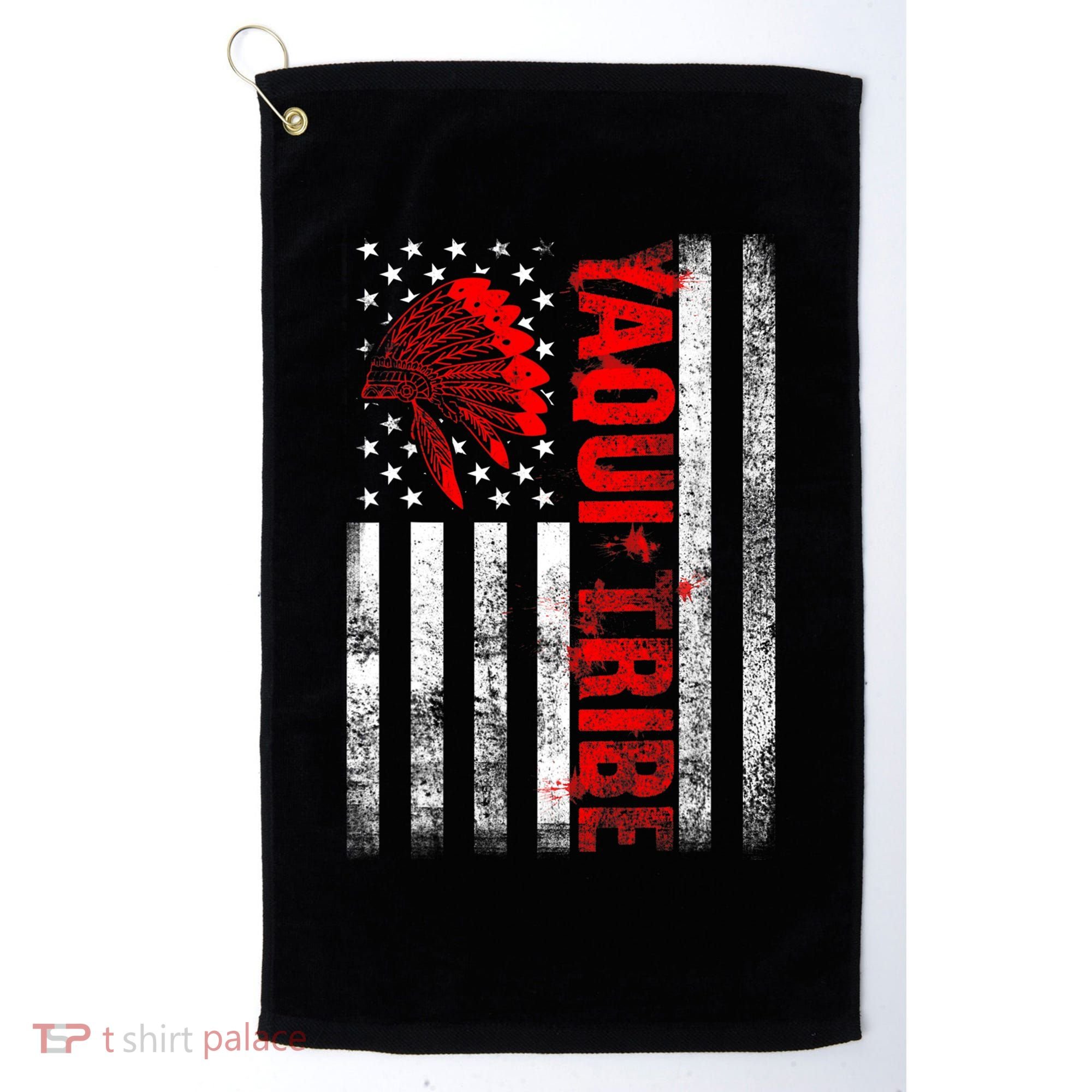 Proud To Be Yaqui Native American Indigenous Pride Indian Golf Towel