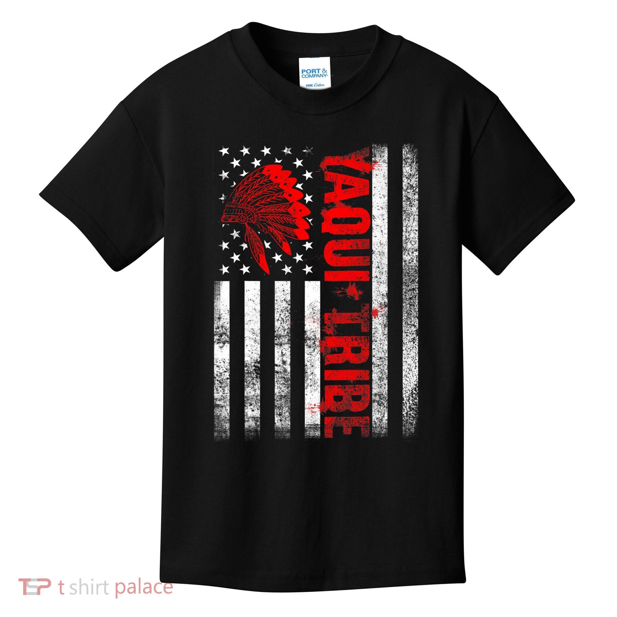 Proud To Be Yaqui Native American Indigenous Pride Indian Kids T-Shirt