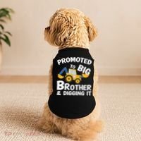 Promoted to Big Brother and Digging It Construction Brother Doggie Tank thumb 2