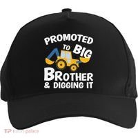 Promoted to Big Brother and Digging It Construction Brother Five-Panel Snapback Cap thumb 0