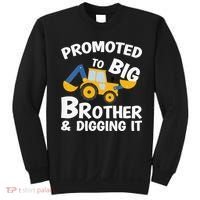 Promoted to Big Brother and Digging It Construction Brother Sweatshirt thumb 0