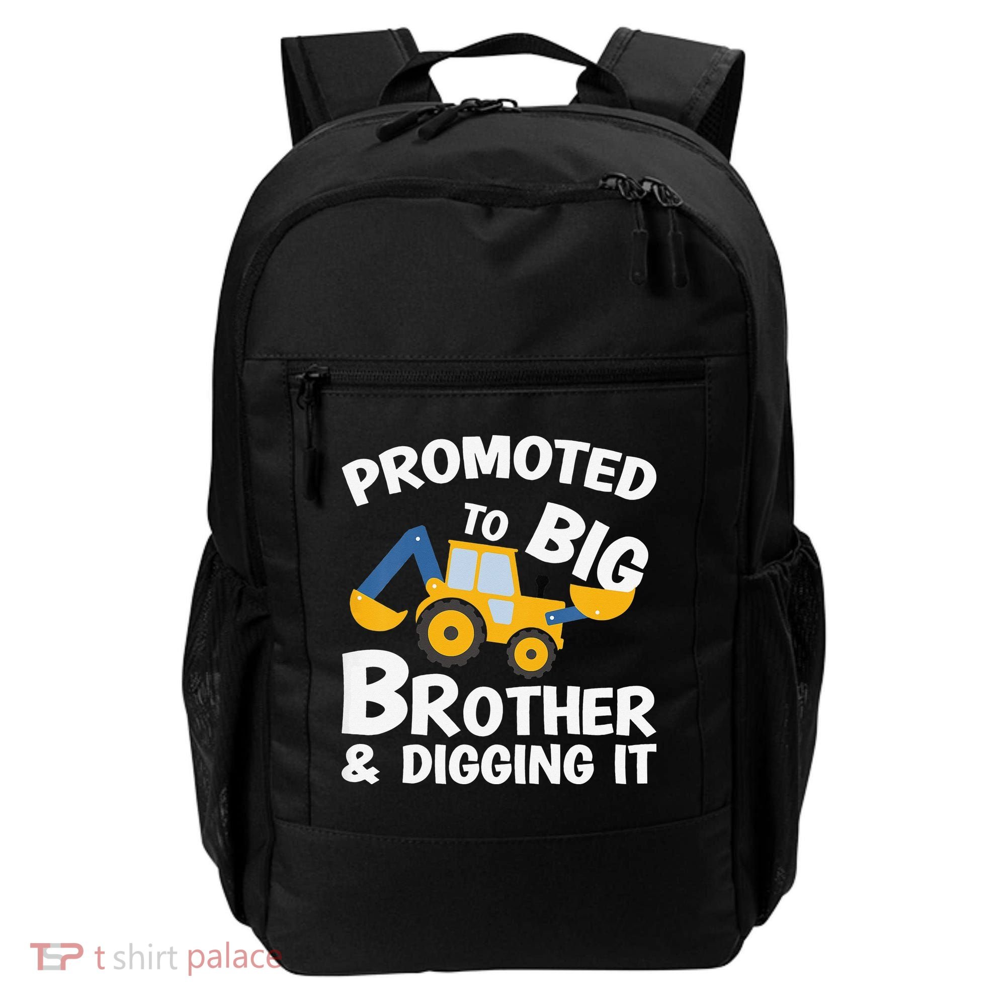 Promoted to Big Brother and Digging It Construction Brother Backpack