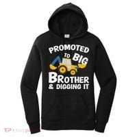 Promoted to Big Brother and Digging It Construction Brother Women's Hoodie thumb 0