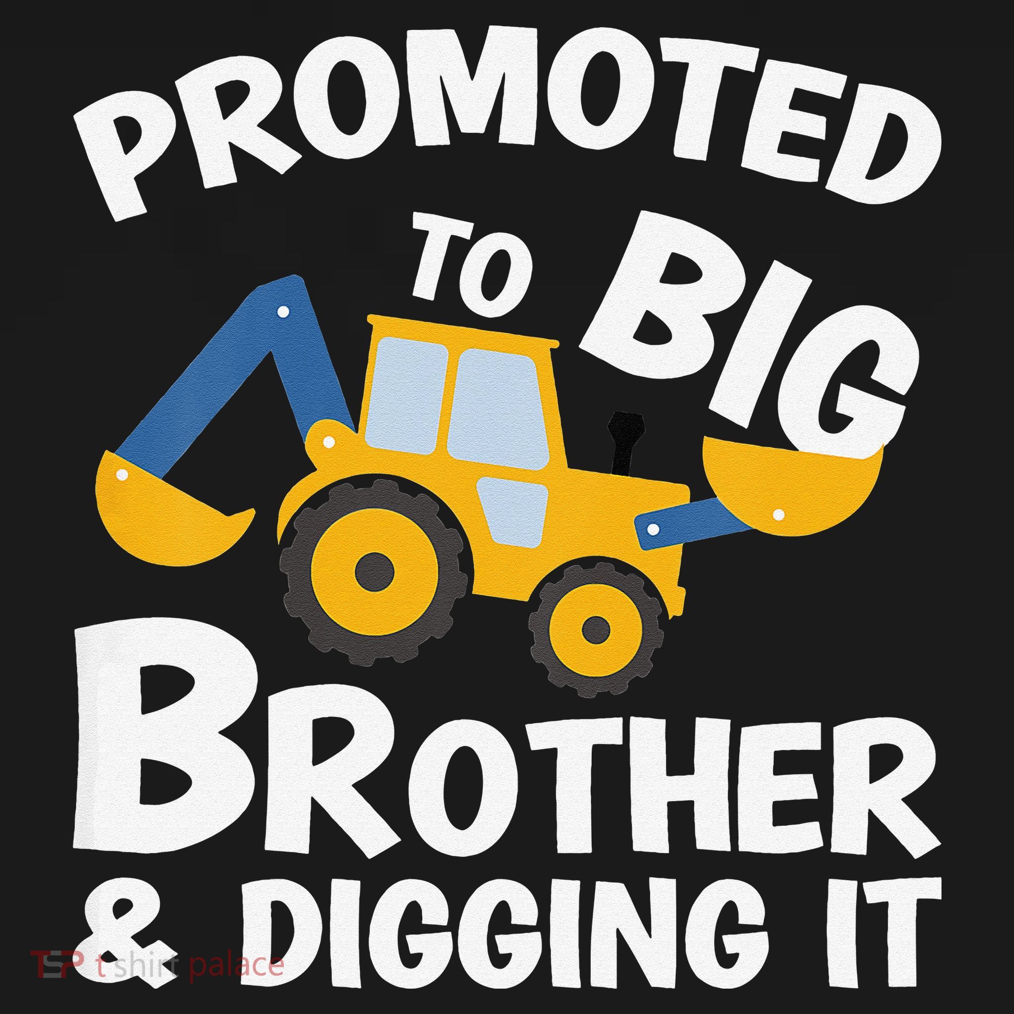 Promoted to Big Brother and Digging It Construction Brother Mousepad