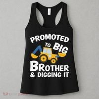 Promoted to Big Brother and Digging It Construction Brother Women's Tank Top thumb 3