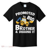 Promoted to Big Brother and Digging It Construction Brother Kids T-Shirt thumb 0