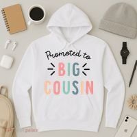 Promoted To Big Cousin Hoodie thumb 3