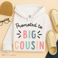 Promoted To Big Cousin Hoodie thumb 4