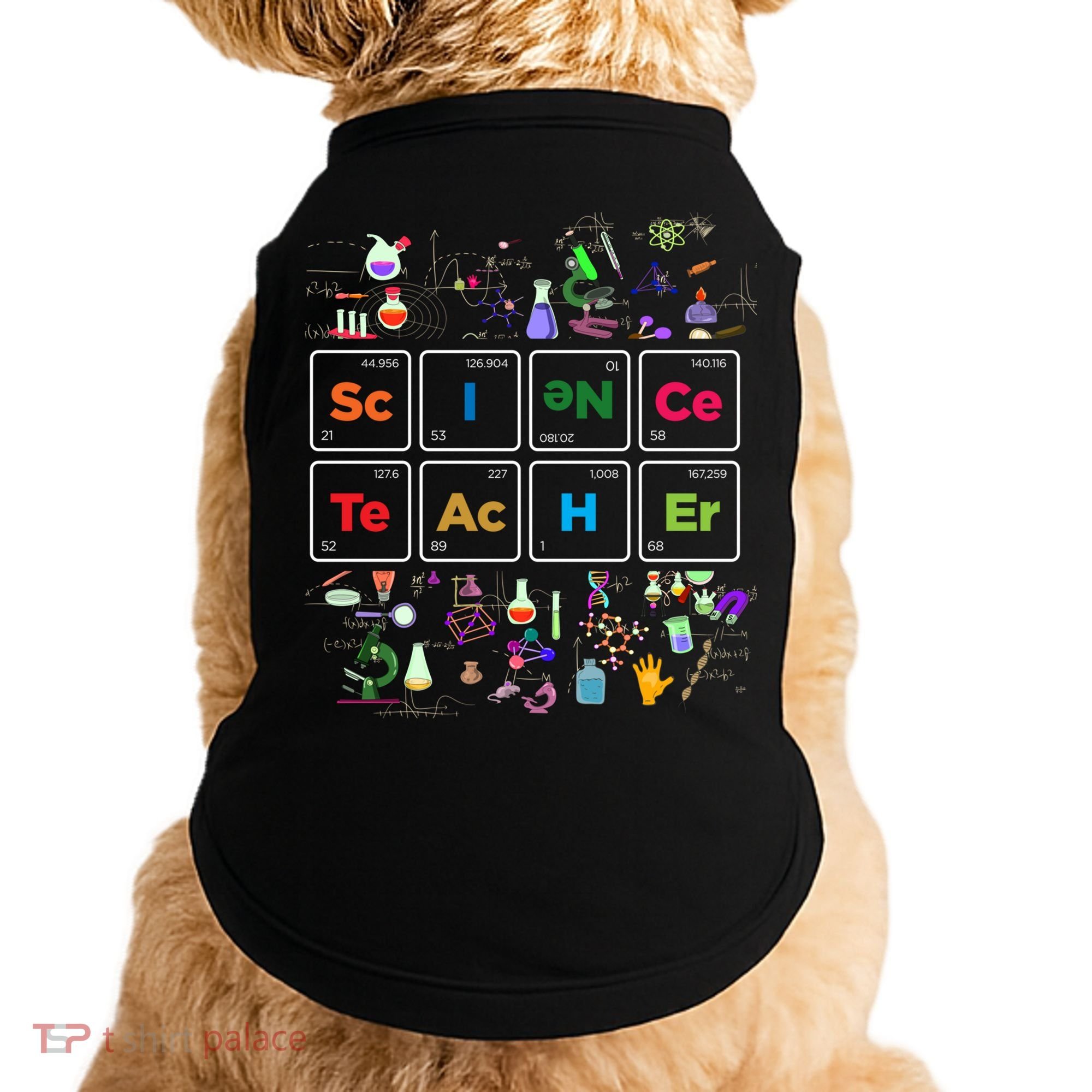 Periodic Table Chemist Nerd Science Teacher Chemistry Sweatshirt Doggie Tank