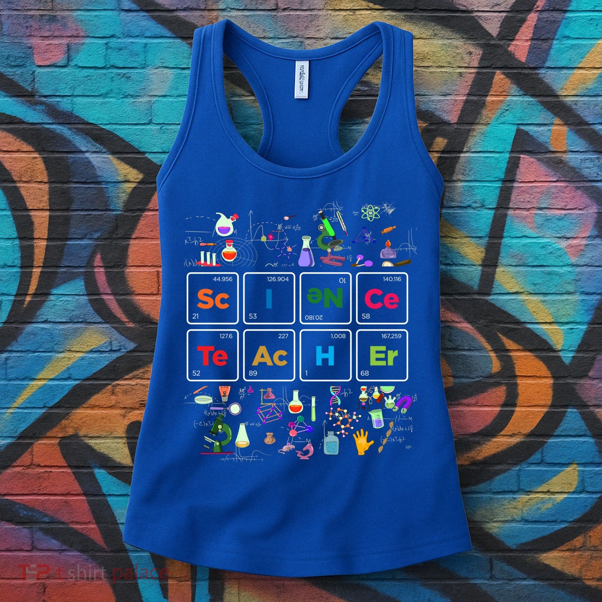 Periodic Table Chemist Nerd Science Teacher Chemistry Sweatshirt Women's Tank Top