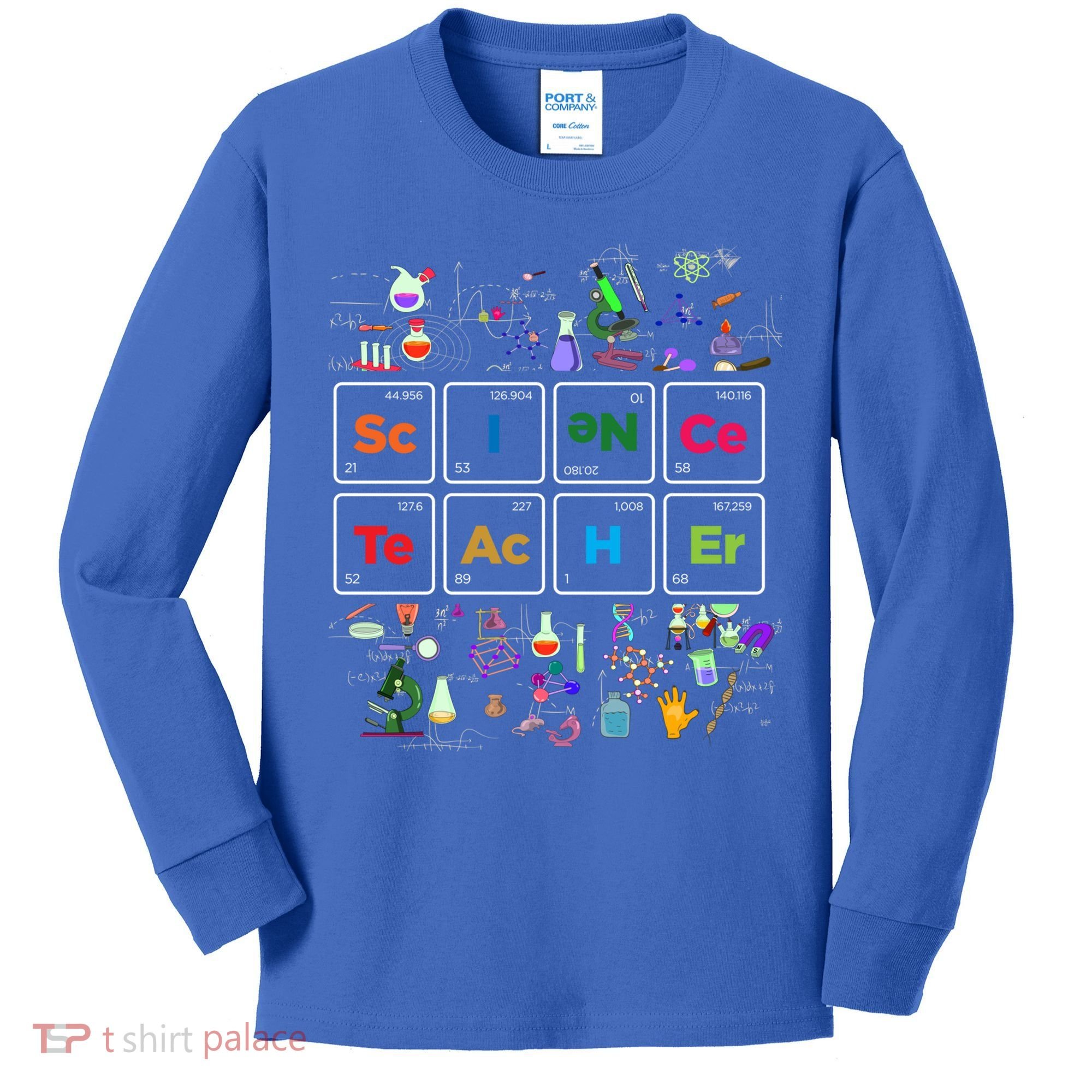 Periodic Table Chemist Nerd Science Teacher Chemistry Sweatshirt Kids Long Sleeve Shirt