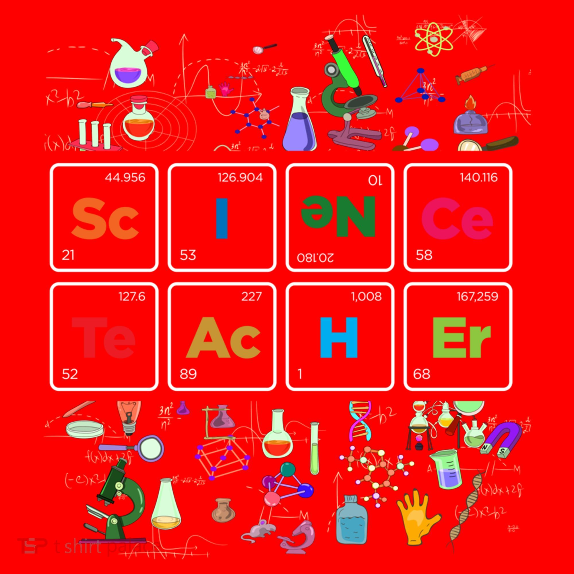 Periodic Table Chemist Nerd Science Teacher Chemistry Sweatshirt Santa Hat