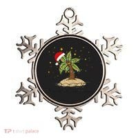 Palm Tree Christmas Light Santa Hawaiian Beach Xmas Ornament thumb 0