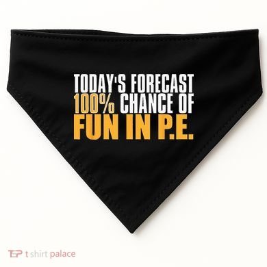 Pe Teacher Cool Educator School Physical Education USA-Made Doggie Bandana