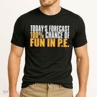Pe Teacher Cool Educator School Physical Education Cooling Performance Crew T-Shirt thumb 2