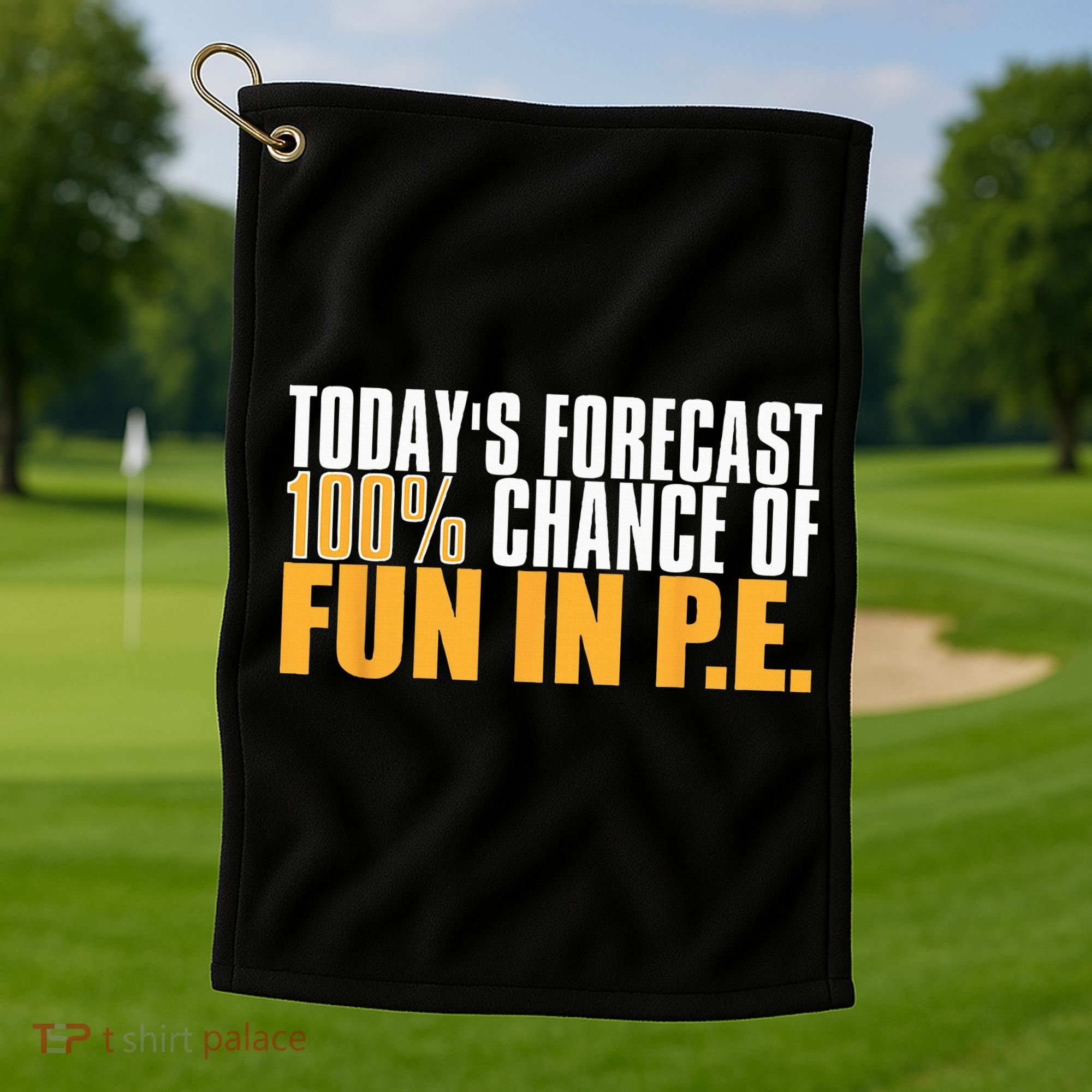 Pe Teacher Cool Educator School Physical Education Golf Towel