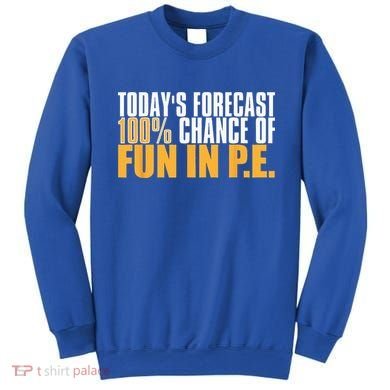 Pe Teacher Cool Educator School Physical Education Sweatshirt