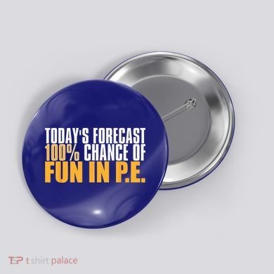 Pe Teacher Cool Educator School Physical Education Button