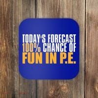 Pe Teacher Cool Educator School Physical Education Coaster thumb 0