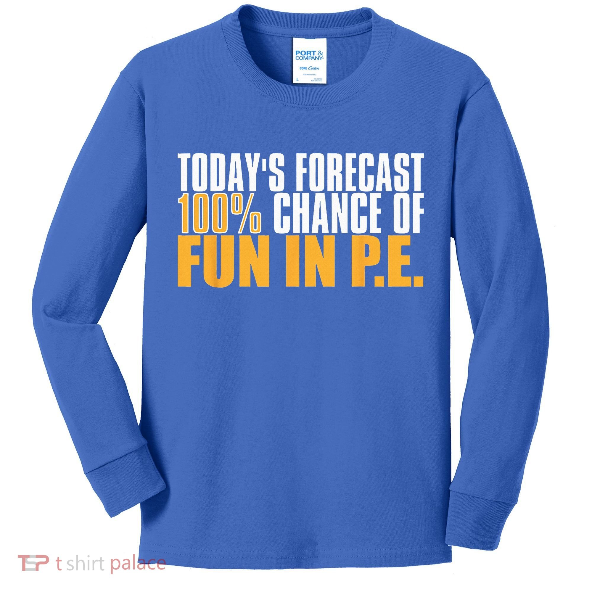 Pe Teacher Cool Educator School Physical Education Kids Long Sleeve Shirt