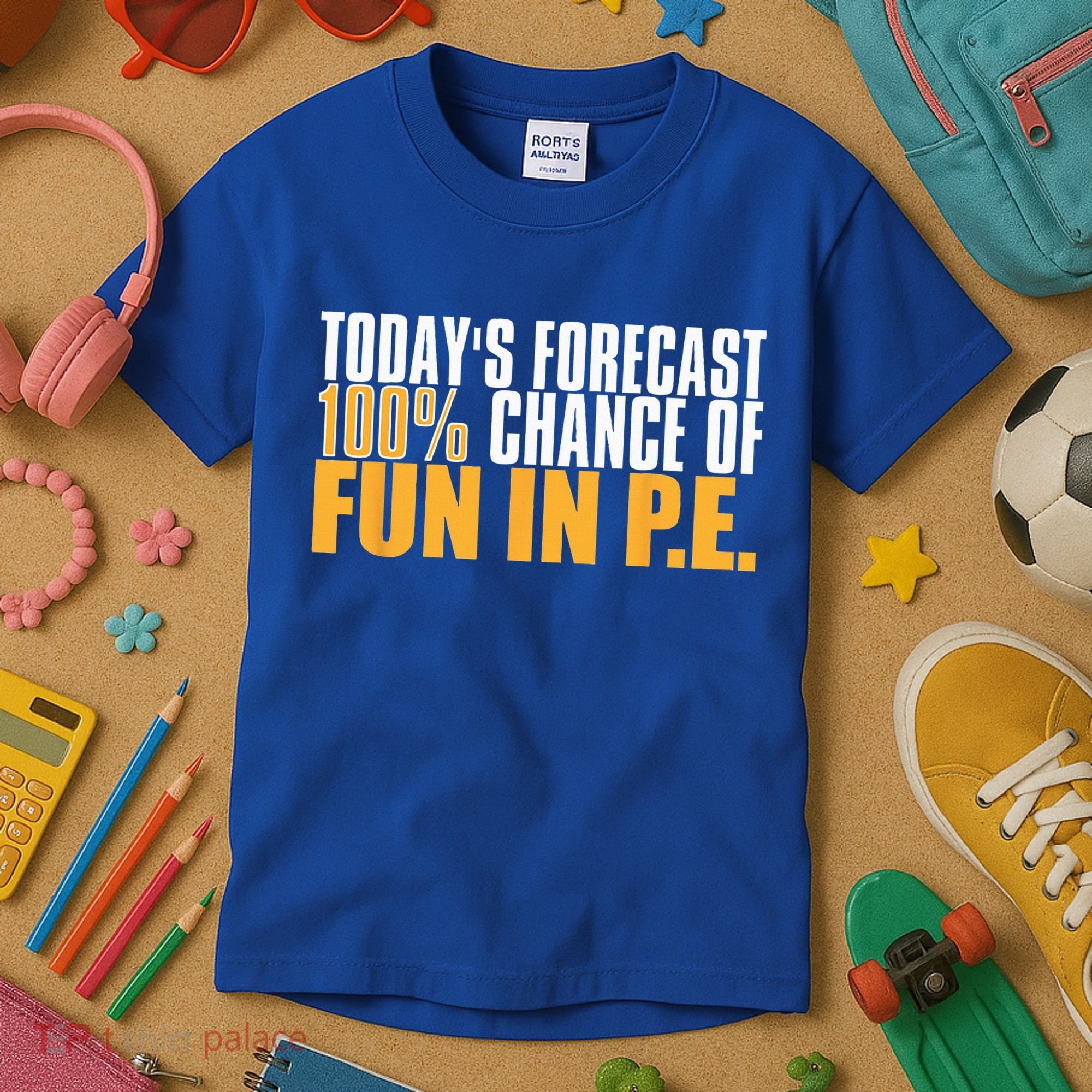 Pe Teacher Cool Educator School Physical Education Kids T-Shirt