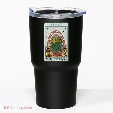 Pickles Tarot Card, Cottagecore Tarot Reader Reading Tumbler