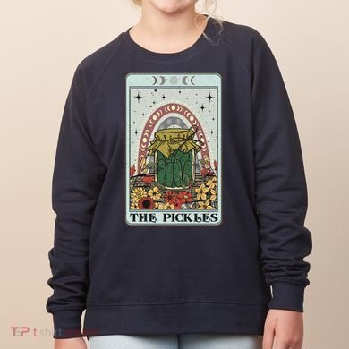 Pickles Tarot Card, Cottagecore Tarot Reader Reading Women's Sweatshirt