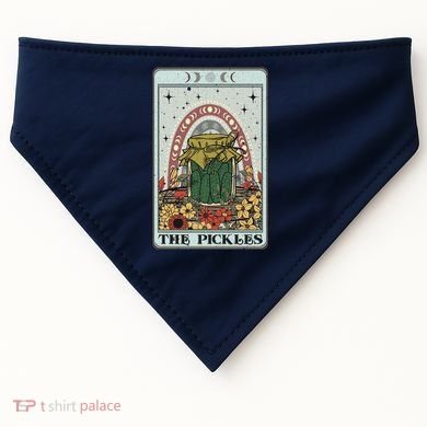 Pickles Tarot Card, Cottagecore Tarot Reader Reading USA-Made Doggie Bandana