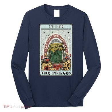 Pickles Tarot Card, Cottagecore Tarot Reader Reading Long Sleeve Shirt