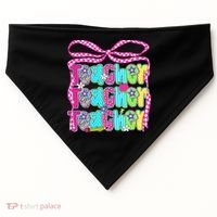 Preppy Teacher Coquette Bow Teacher Summer Last Day USA-Made Doggie Bandana thumb 0
