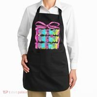 Preppy Teacher Coquette Bow Teacher Summer Last Day Apron thumb 2