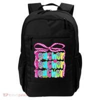 Preppy Teacher Coquette Bow Teacher Summer Last Day Backpack thumb 0