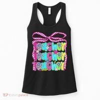 Preppy Teacher Coquette Bow Teacher Summer Last Day Women's Tank Top thumb 0