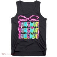 Preppy Teacher Coquette Bow Teacher Summer Last Day Tank Top thumb 0