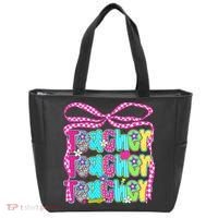Preppy Teacher Coquette Bow Teacher Summer Last Day Tote Bag thumb 0