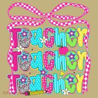 Preppy Teacher Coquette Bow Teacher Summer Last Day Sweatshirt thumb 2